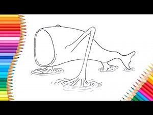 How to Draw Sea Eater Easy - Step by Step