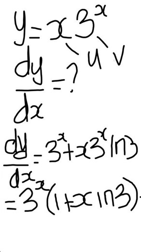Differentiation Technique | Product Rule #differentiation #calculus #productrule