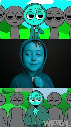 Incredibox Sprunki OC Zip VS Humans Version VS Real Life! 🤐