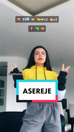 Síganme etiquetando en bailes, he estado un poco inactiva y necesito traerles más tutoriales💛 insta: @areliloaiza !! dc @paurios #asereje #tutorial