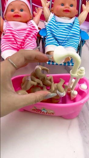 Satisfying With Unboxing Doll House Set Toys, ASMR Video #shorts