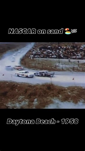 grandprix.mp4 on Instagram: "NASCAR in the 1950s, a time when drivers used to throw their heavy stock cars around dirt and sand tracks, most famously Daytona Beach, a 4 mile long track in the sand which was held for 48 laps. The race was held here before the iconic Daytona Speedway was built with the last taking place in 1958. • • • 📸 Credit: NASCAR #motorsport #carracing #cars"