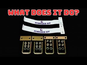 Simple leaf spring stabiliser kit install - we found it not so simple