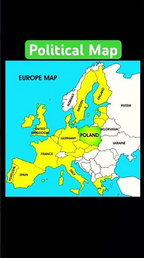 Geopolitical Map of Europe #europe #poland #map