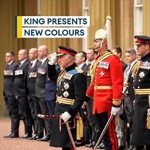47K views · 1.1K reactions | King Charles has spoken of his “intense pride” in presenting the Armed Forces with new Standards and Colours  The Royal Navy and units of the British Army and Royal Air Force were all recipients  Find out more  https://fal.cn/3xOwP | Forces News | Facebook