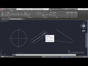 Autodesk Autocad - Centerline and Center Mark Tools - Video 48