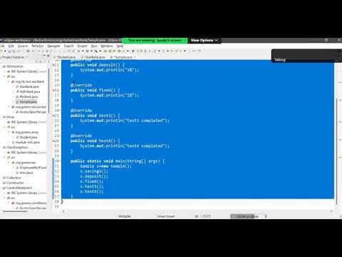Java Programming Abstract & Interface #Learn with saji