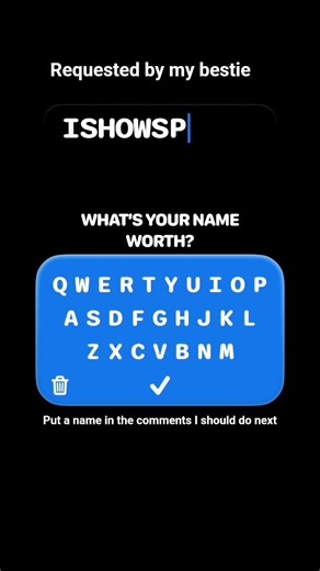 Put ANOTHER name in the comments below (part 1)