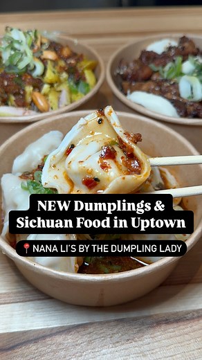 Robin Tan | Charlotte Foodie on Instagram: "You got me wonton more 🥟 📍Nana Li’s by The Dumpling Lady @nanalis_tdl - The Alley at Latta Arcade (Uptown Charlotte) @thedumplingladyclt just opened her newest spot in Charlotte called Nana Li’s. @nanalis_tdl is located in @thealleyclt at Latta Arcade. Nana Li’s menu consists of the most popular items from The Dumpling Lady’s Optimist Hall & South End locations plus some brand new dishes that you can’t find at either of the other ones! Nana Li’s focu