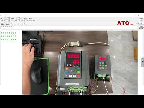 How to control multiple VFDs via Modbus (RS485)