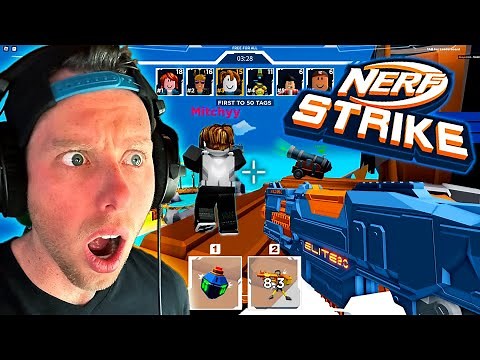 NERF meets ROBLOX | They made a Nerf Video Game...