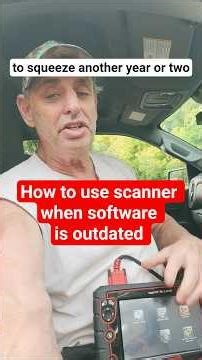 How to use scanner when software is outdated #automobile #automotivetips #autofix #automotivetools