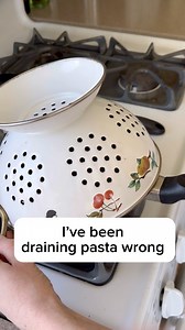 how to drain pasta the right way #pastarecipe #kitchentips #drainage | Life with Marissa