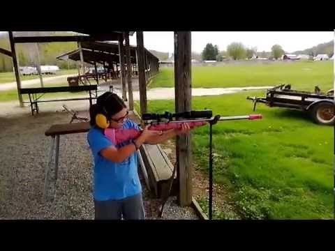 Witt Machine Muzzle Brake on a 50 cal. Knight Muzzle Loader - Custom clamp on Muzzle Brake.