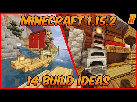 14 COOL MINECRAFT BUILD IDEAS!!!!