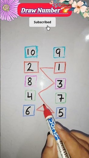 Draw Check Numbers Puzzle 🧠 | Can You Solve?🎯💥#trendingshorts #maths #shortsfeed