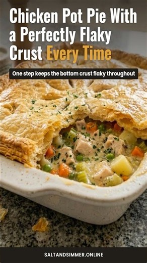 Chicken Pot Pie With a Perfectly Flaky Crust Every Time