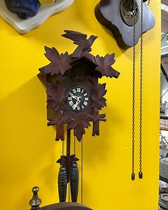 Antique German Cuckoo Clock With Wooden Case | 27x20 Cm | Collectible Vintage Timepiece | Fully Functional - Etsy UK