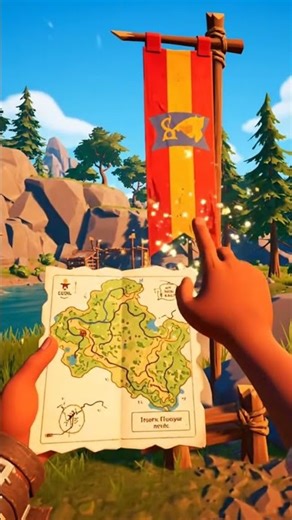 Google Maps in Minecraft? 📍🗺️ How to mark locations. #MinecraftTips #Map #Banner #Navigation