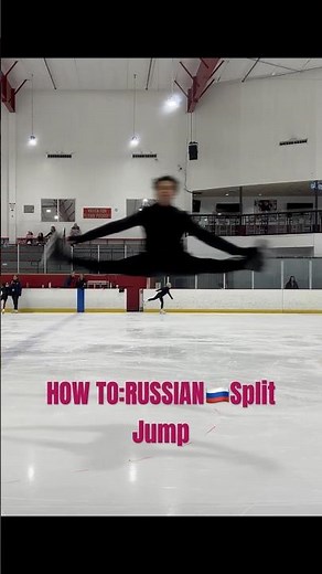 How To: RUSSIAN🇷🇺SPLIT JUMP #figureskating #split #fypシ