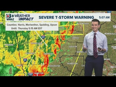 13WMAZ tracking severe storms hitting southeast and Georgia | What to know this morning