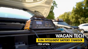 Quick Look At And Features Of The 8 Amp Battery Charger - AutoZone