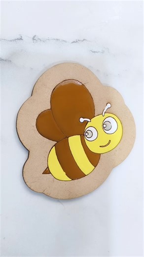 🐝✨ Just a busy little bee spreading colors and good vibes 💛 Hand-painted happiness that sticks! 🎨🧲 #BeeArt #HandmadeMagnets #CuteArt #SmallBusinessLove #ArtReel #CreativeVibes #AestheticArt #HandpaintedJoy #ColorfulCreation #ArtsyLife #MiniArtMagic | Inkbyshweta