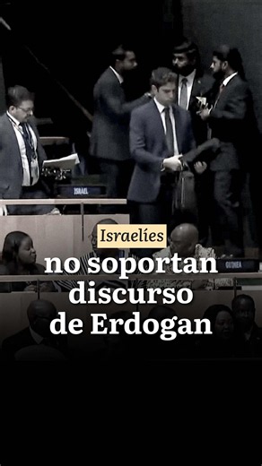 Israel leaves UN hall during Erdogan's speech