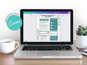 Editable Classroom Newsletter Template: Canva Teacher Communication (PDF Download) - Etsy UK