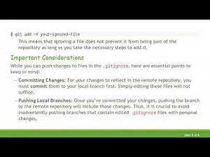 Understanding .gitignore in Git: Can You Push Changes to Ignored Files?