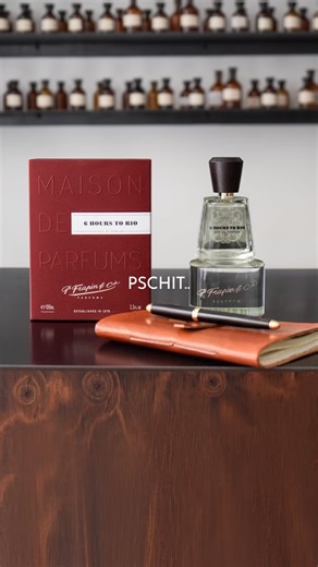 Nose Paris on Instagram: "Pschit..: David Frossard, artistic director of Maison Frapin, presents 6 Hours to Rio, exclusively for Nose. Since 1270, Frapin, a family-run house, has exemplified the excellence of cognac and the art of French living. Its olfactory creations continue this heritage, marrying noble materials, meticulous craftsmanship, and refined details to tell a story both timeless and elegant. 6 Hours to Rio is inspired by a Concorde flight. At 10,000 meters, each hour brings Rio clo