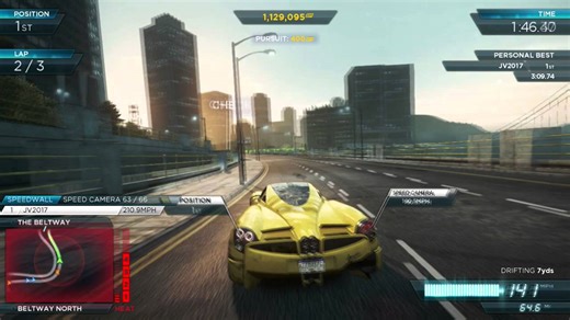 NFS: Most Wanted - BAC Mono The Getaway Speed Run [NFS01]