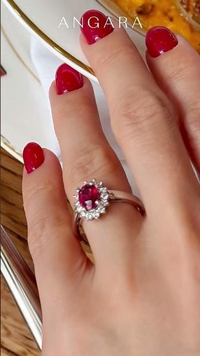 Ruby Jewelry by Angara | July Birthstone | Shop Ruby Jewelry | Angara Jewelry | Angara.com #shorts