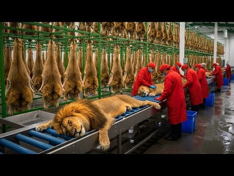 Inside the Python Leather Factory - From Python Skin to Luxury Products (Full Process)