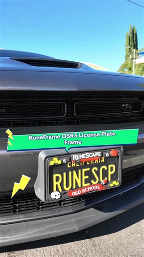 RuneFrame OSRS License Plate Frame