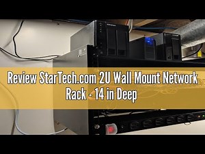 Review StarTech.com 2U Wall Mount Network Rack - 14 in Deep (Low Profile) - 19" Patch Panel Bracket