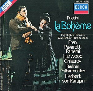 Puccini, Freni, Pavarotti, Karajan - La Bohème - Highlights