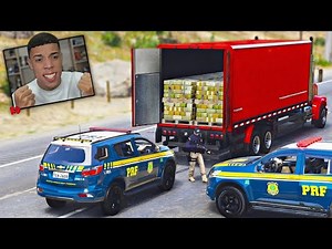 A MAIOR APREENSÃO DE TODAS REALIZADA PELA PRF ( INSANO ) - GTA 5 : MOD POLICIA