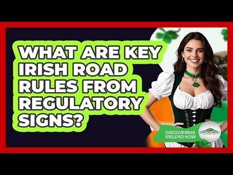What Are Key Irish Road Rules From Regulatory Signs?