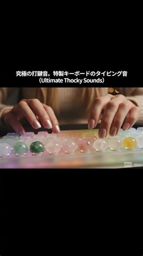 【ASMR】究極の打鍵音。特製キーボードのタイピング音/睡眠導入・作業用 Ultimate Keyboard Typing Sounds: Aesthetic Custom Keyboard ASMR