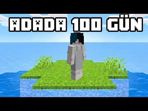 Minecraft'ta Ağaç OLMAYAN Adada 100 GÜN!!
