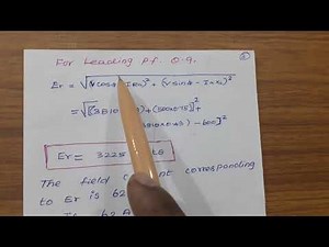 Alternator ZPF method of voltage regulation solved problem for different Power Factors