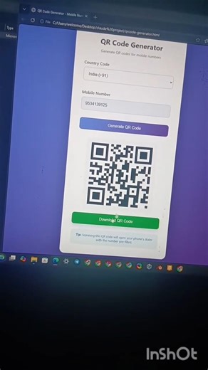 QRcode generation by vibe code