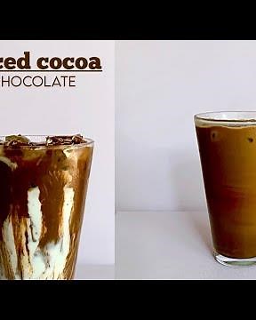 Iced cocoa | iced chocolate recipe simple and easy