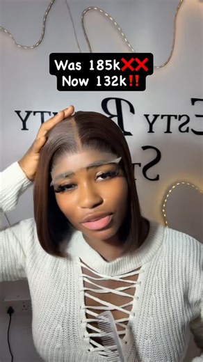 OKORIE CHISOM PROMISE (BN:3242405) Estybeautystore on Instagram: "VALENTINE CLEARANCE SALES ‼️‼️‼️ 8inches Vietnam bone straight Full coffe brown color crop unit 200gram with matching 5x5 closure 132k ‼️‼️ cheat us and go Order via Watsapp or dm 09037074618"