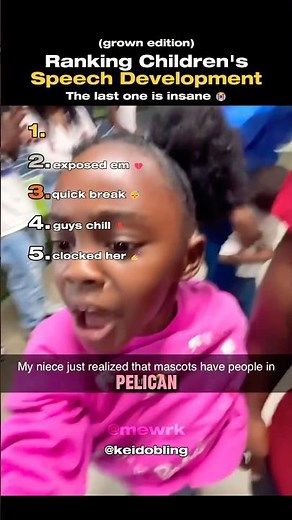 Ranking The Top 5 Children’s Speech Development Moments (Grown Edition)