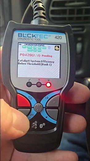 What does OBD2 scanner code P0420 mean?