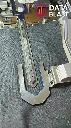 zipper stitching process by automatic sewing machine