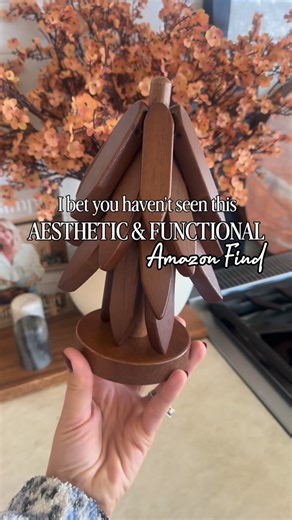 1.8K views · 24 comments | Comment SHOP for links  Not only are these wooden tree trivets functional and protector countertops but they are also such an aesthetic holiday find that you can keep on your countertops around ! | Ourlittlepieceofidahome | Facebook