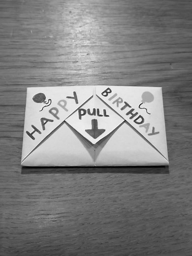 Paper SURPRISE MESSAGE CARD Pull #origami #paper #tutorial #diy #crafts #how-to #Cool #kirigami #easy #TREND #tutorials #folding #dobradura #fazer #Jo #SURPRISE #MESSAGE #CARD